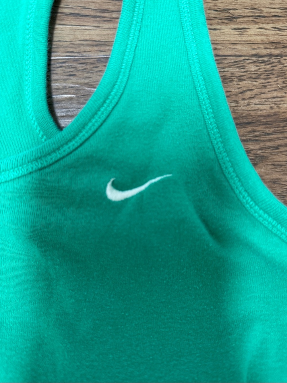 Nike Girls Teal Racerback Tank Top - Picture 3 of 5